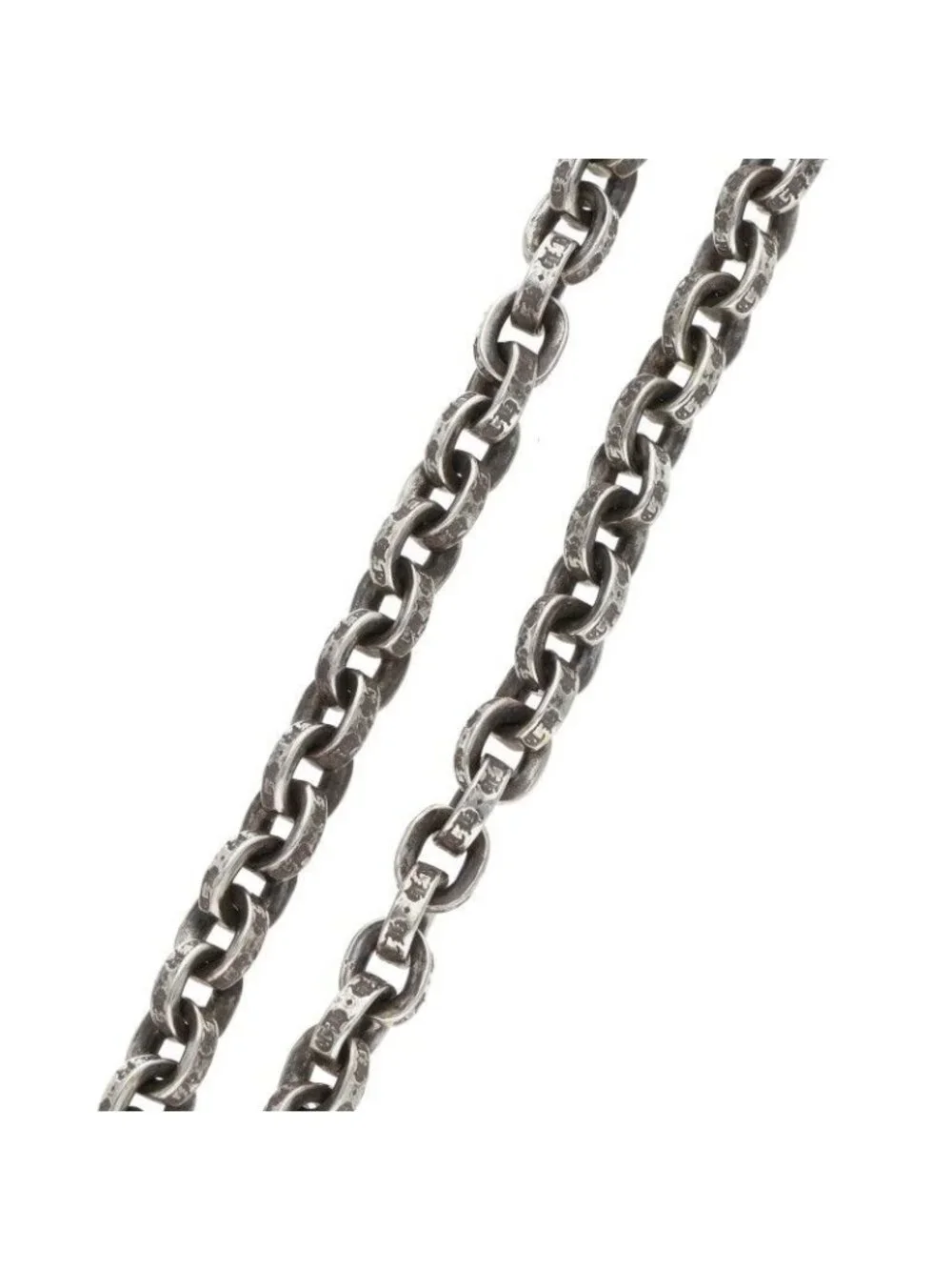 Chrome Hearts Paper Chain Silver Bracelet